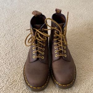 Brown Leather Doc Martens
